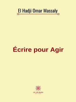 cover image of Écrire pour Agir